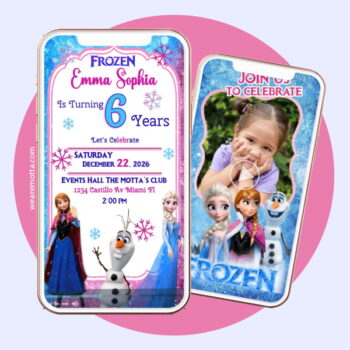 Frozen Video Invitation - Personalized & Ready to Send