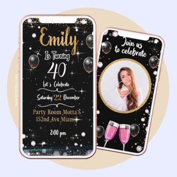 40 AND FABULOUS PARTY INVITATION
