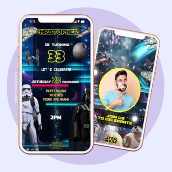 STAR WARS BIRTHDAY INVITATION