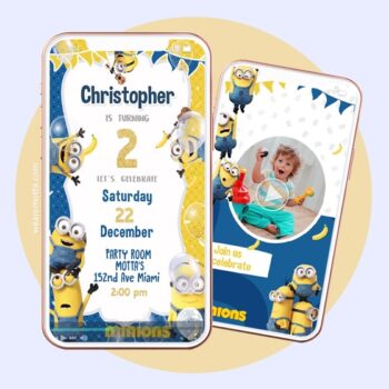 MINIONS BIRTHDAY PARTY INVITATION