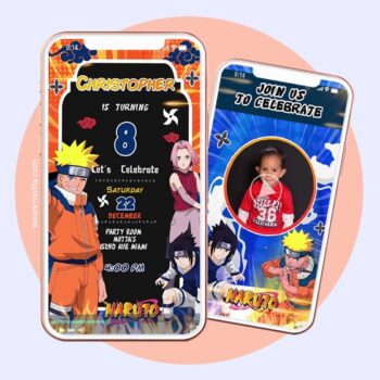 NARUTO BIRTHDAY INVITATION