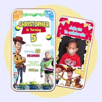 TOY STORY BIRTHDAY INVITATION