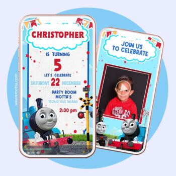 THOMAS AND FRIENDS PARTY INVITATION