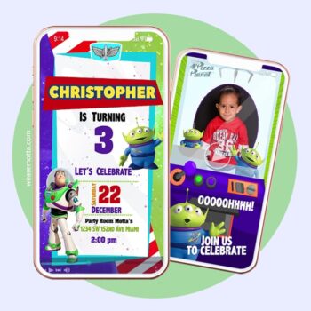 BUZZ LIGHTYEAR BIRTHDAY INVITATION