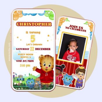 DANIEL TIGER'S NEIGHBORHOOD BIRTHDAY INVITATION