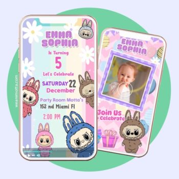 Labubu Video Invitation – Digital Birthday