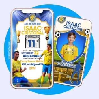 Cristiano Ronaldo CR7 Al Nassr Video Invitation