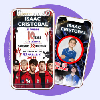 Club Mystery Birthday Invitation Video