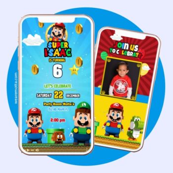 LEGO Super Mario Personalized Video Invitation