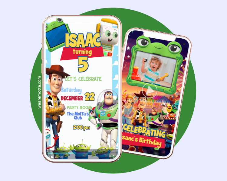 Toy Story 5 Video Invitation - Personalized & Ready to Share