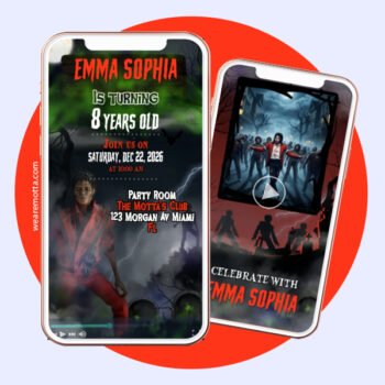 Halloween Thriller Video Invitation | Ready for WhatsApp