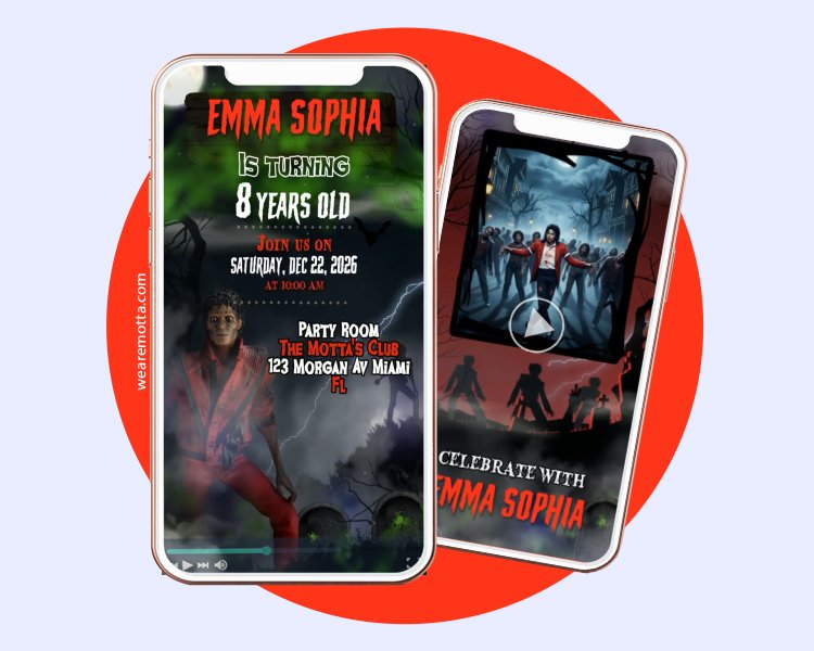 Halloween Thriller Video Invitation | Ready for WhatsApp